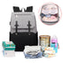 2019 Diaper Bag Mummy Daddy Backpack Baby Stroller Bag Waterproof Handbag Nursing Nappy Bag Kits USB - menochic